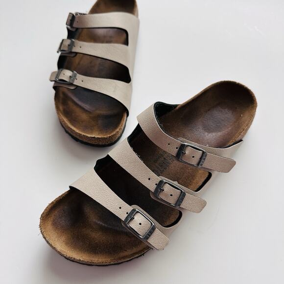 Birkenstock Florida Fresh Sandal Stone Women’s Size EU 40 US 9 Narrow Fit - Picture 1 of 11